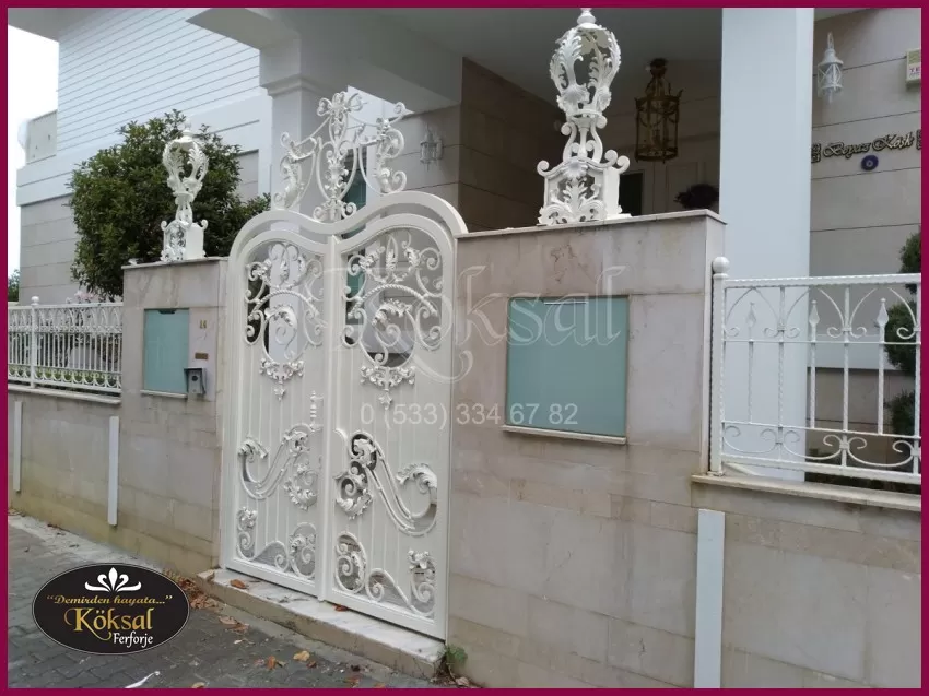 Villa Bahçe Kapı - Ferforje Bahçe Kapıları