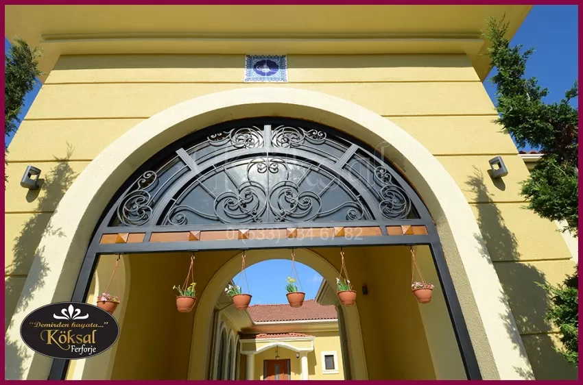 Villa Giriş Kapısı - Ferforje Villa Kapıları