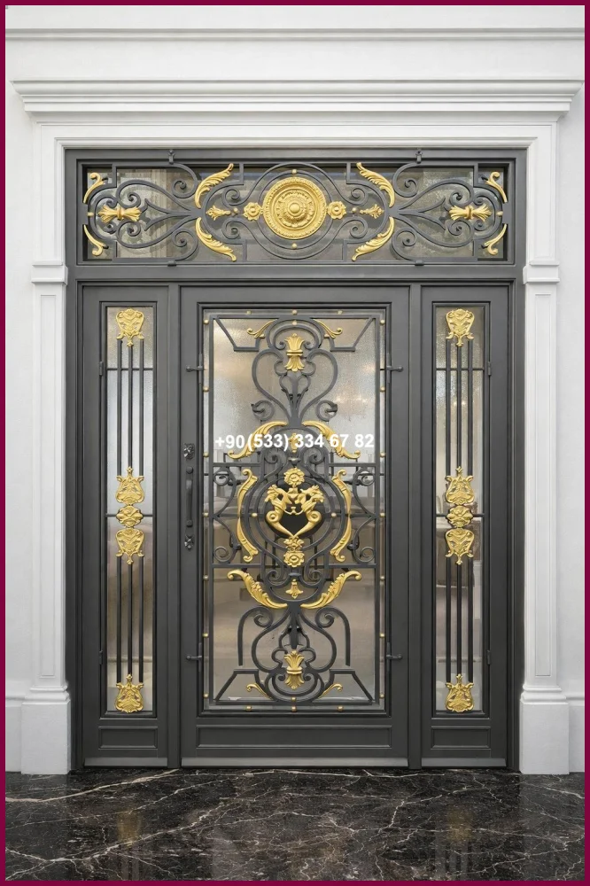 VİLLA KAPILARI-FERFORJE VİLLA KAPILAR-VİLLA GİRİŞ KAPILAR olc22593