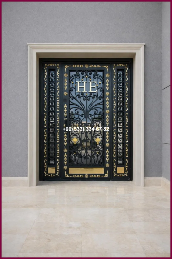 VİLLA KAPILARI-FERFORJE VİLLA KAPILAR-VİLLA GİRİŞ KAPILAR olc22678