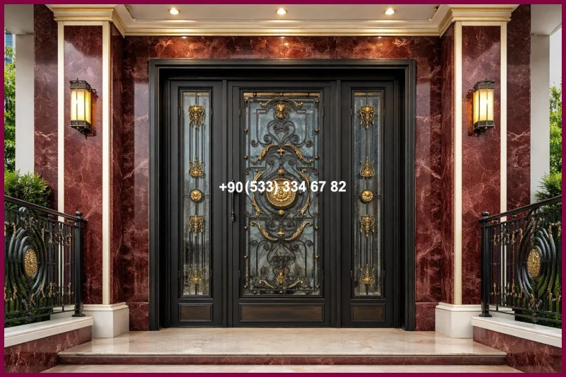 VİLLA KAPILARI-FERFORJE VİLLA KAPILAR-VİLLA GİRİŞ KAPILAR olc22705