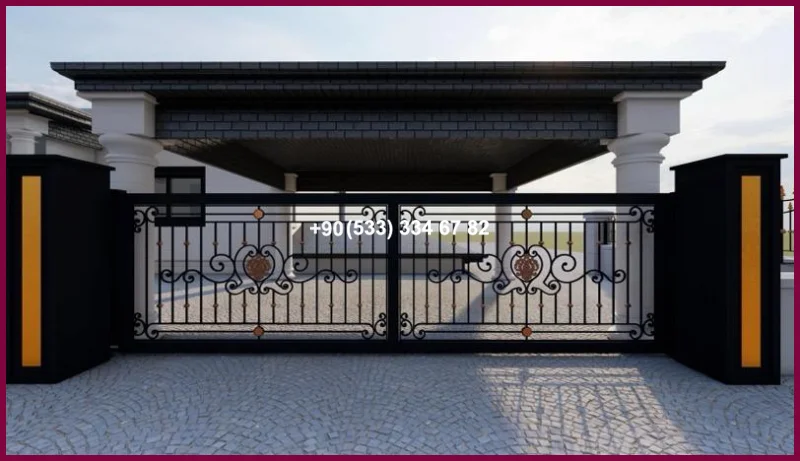 VİLLA KAPILARI-FERFORJE VİLLA KAPILAR-VİLLA GİRİŞ KAPILAR olc22712