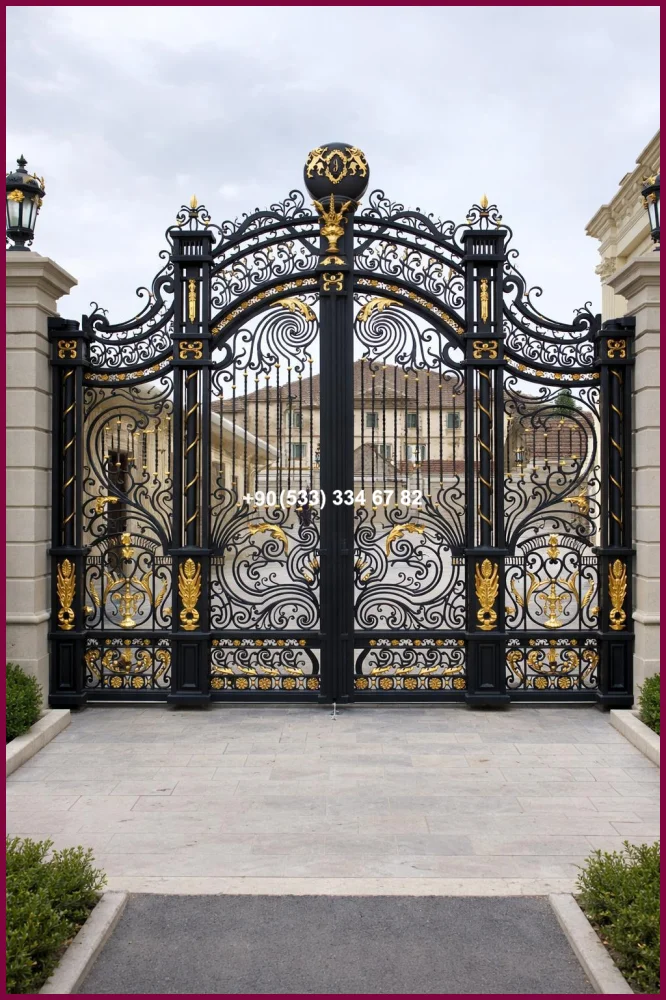 VİLLA KAPILARI-FERFORJE VİLLA KAPILAR-VİLLA GİRİŞ KAPILAR olc22714