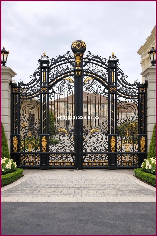 VİLLA KAPILARI-FERFORJE VİLLA KAPILAR-VİLLA GİRİŞ KAPILAR olc22716