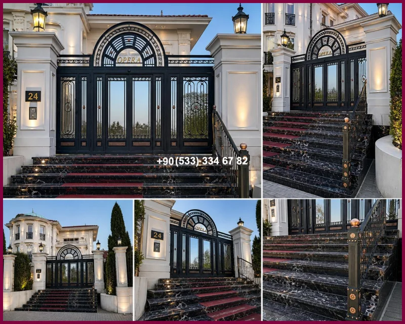 VİLLA KAPILARI-FERFORJE VİLLA KAPILAR-VİLLA GİRİŞ KAPILAR olc22768