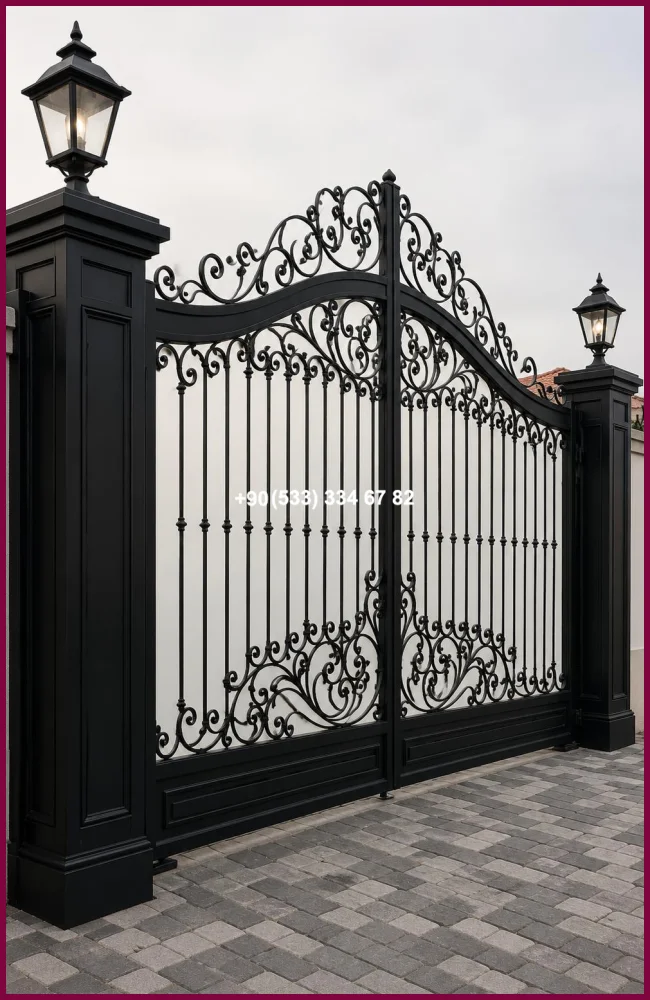 VİLLA KAPILARI-FERFORJE VİLLA KAPILAR-VİLLA GİRİŞ KAPILAR olc22856