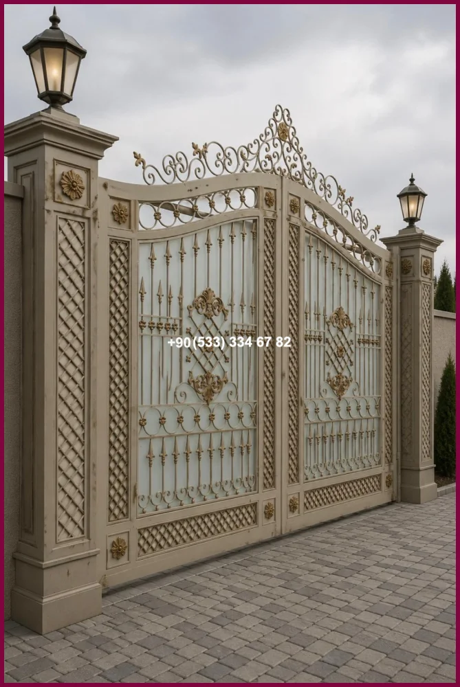 VİLLA KAPILARI-FERFORJE VİLLA KAPILAR-VİLLA GİRİŞ KAPILAR olc22860