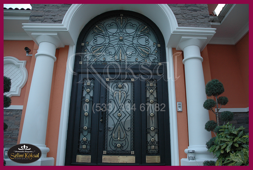 demir villa kapıları - villa kapıları - villa kapı modelleri - rize villa kapıları