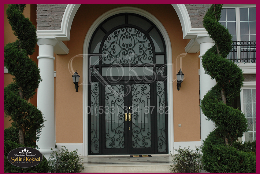 villa kapıları - villa kapı modelleri - ferforje villa kapıları fiyatları